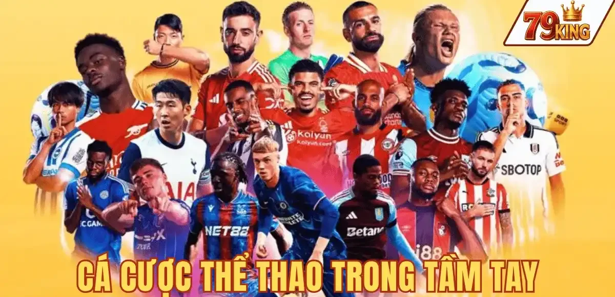 Cá cược thể thao 79KING - kèo bóng đá Premier League La Liga Champions League cập nhật trực tiếp